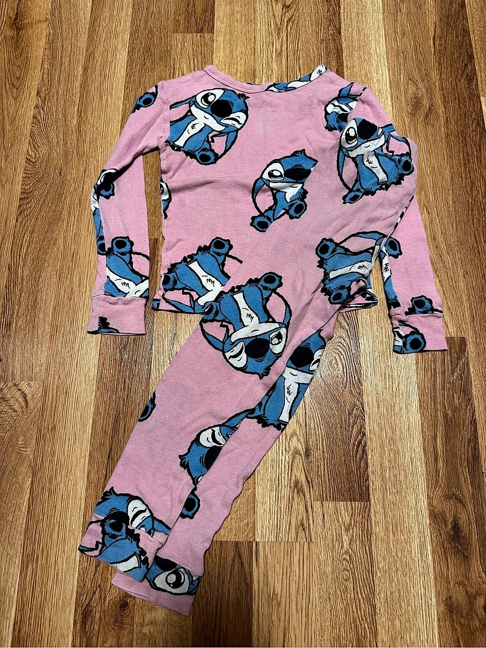 Disney Stitch Pajama Set in Pink & Blue